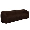 Ver imagem 7 de Conjunto Sala de Estar Sofá 292cm 4 Lugares e Poltrona Adam PU Marrom G45 - Gran Belo Conjunto Adam