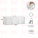 Ver imagem 3 de Porta Algodão Cotonete Organizador Acrílico P/ Banheiro Pac-005