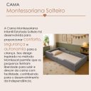 Ver imagem 3 de Cama Infantil Solteiro Acolchoada com Proteção Lateral com Colchão Incluso 188x88