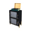 Ver imagem 1 de Armário para Discos de Vinil Kit Preto com Portas de Correr Acrílico - Sonore
