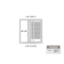 Ver imagem 2 de Porta Balcão de Aluminio 3 Folhas 213x150 Riobras Aluminio