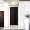 Ver imagem 2 de Porta de Aluminio de Giro Lambri com Puxador em Aço Inox 215x89cm Riobras