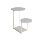Ver imagem 2 de Mesa de Apoio Ferro Branco Tampo Redondo Branco Cibele