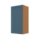 Ver imagem 2 de Armário Aéreo 1 Porta 41cm Soho CabeCasa MadeiraOriginals Freijó/Azul