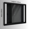 Janela de Alumínio Veneziana de Correr Lateral 3 Folhas Móveis 100x120cm Riobras - 2