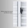 Janela de Alumínio Veneziana de Correr Lateral 3 Folhas Móveis 100x150cm Riobras - 5