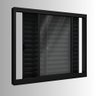 Janela de Alumínio Veneziana de Correr Lateral 3 Folhas Móveis 100x150cm Riobras - 6