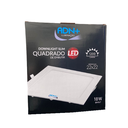 Ver imagem 3 de Kit 5 - Luminária Plafon 18w 22x22cm LED Embutido Branco 4000k ADN+