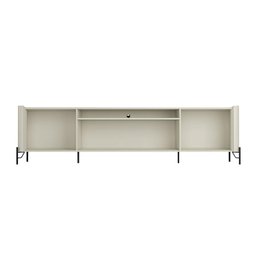 Rack com 4 Portas Brise para Sala 220cm Pés Metal 100% Mdf - 3