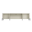 Ver imagem 3 de Rack com 4 Portas Brise para Sala 220cm Pés Metal 100% Mdf