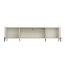 Ver imagem 3 de Rack com 4 Portas Brise para Sala 220cm Pés Metal 100% MDF