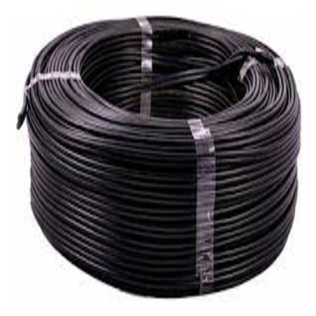 Fio Paralelo Preto 50mts - 2.5mm - 1