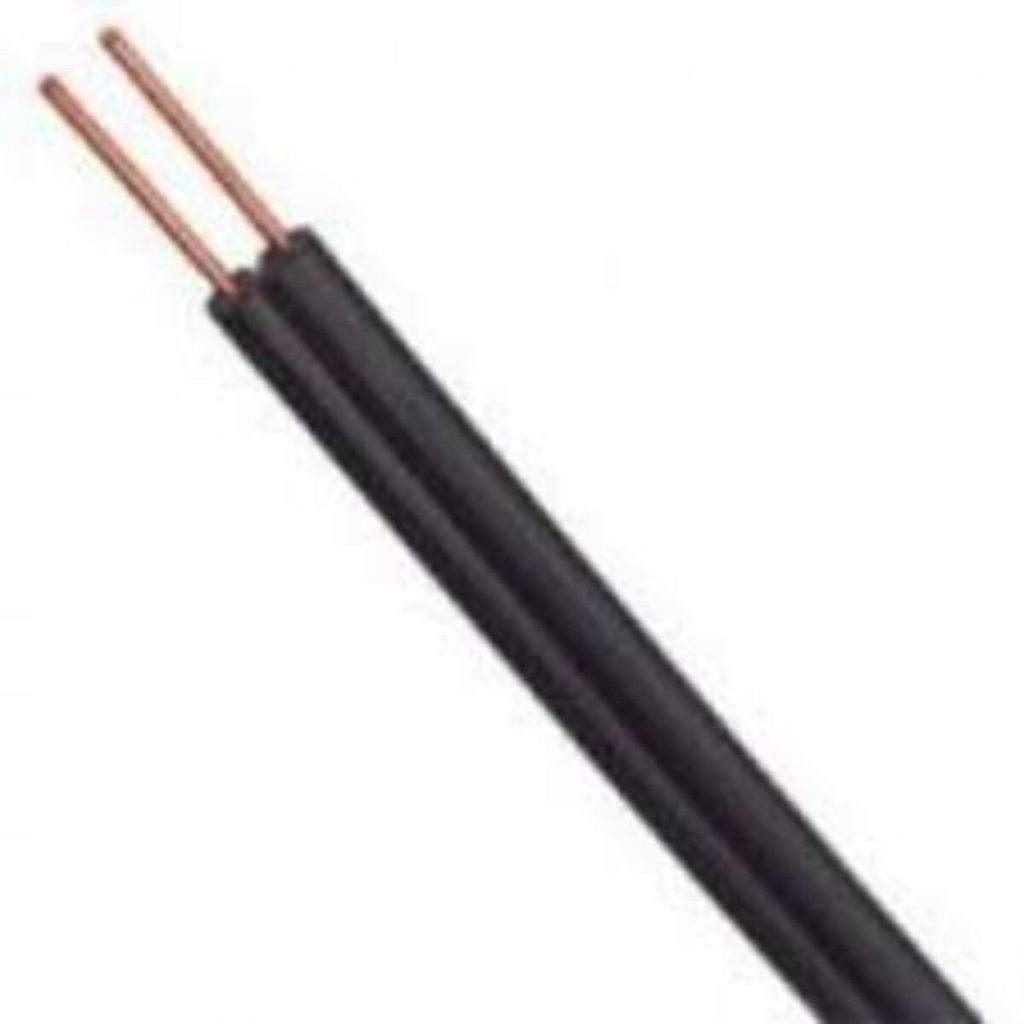 Fio Paralelo Preto 50mts - 2.5mm - 3