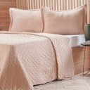 Ver imagem 2 de Kit Colcha Queen Miraggio New Soft 100% Poliéster 240x260cm Avelã Leve