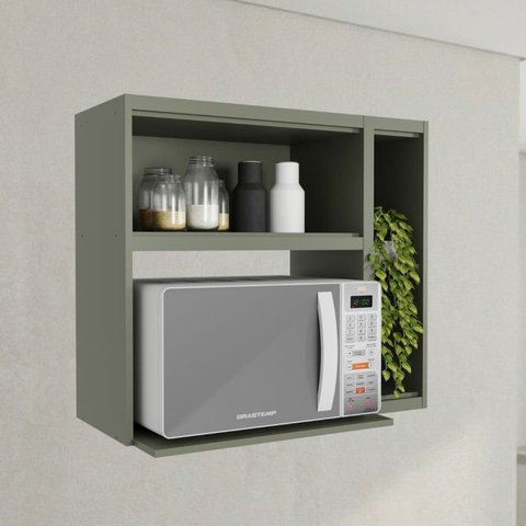 Nicho para Forno Microondas em Mdf Cozinha Sevilha