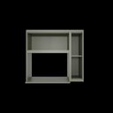 Ver mais imagens de Nicho para Forno Microondas em Mdf Cozinha Sevilha