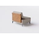 Ver imagem 2 de Sofá Dream Box Moderno Módulo 100cm Bege com Courino Terracota - Rede Móveis