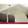 Mesa de Jantar 8 Lugares 200cm Tampo MDF com Vidro Canto Arredondado Adriana - 6