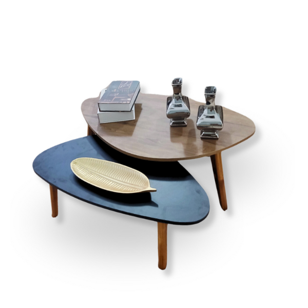 Conjunto de Mesa Organica Black Wood Paris