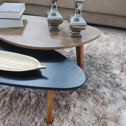 Conjunto de Mesa Orgânica Black Wood Paris - 3