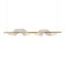 Lustre Pendente Nordecor Ruban Ori 2487 Dourado Led Bivolt - 1