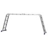 Escada Articulada 16 Degraus 4x4 em Alumínio Mor - 6