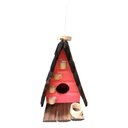 Ver imagem 6 de Kit Casinha e Chalé de Passárinho Madeira Decoração Rústica e Acolhedora para Jardim