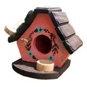 Ver imagem 2 de Kit Casinha e Chalé de Passárinho Madeira Decoração Rústica e Acolhedora para Jardim