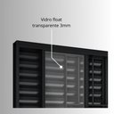 Ver imagem 5 de Janela de Alumínio Veneziana de Correr Central com Grade 6 Folhas 100x150cm Riobras