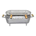 Ver imagem 1 de Churrasqueira Alumínio Fundido Grosso sem Tampa e Suporte