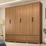 Guarda Roupa Casal 6 Portas 3 Gavetas Himalaia Demóbile - 1