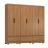 Guarda Roupa Casal 6 Portas 3 Gavetas Himalaia Demóbile - 5