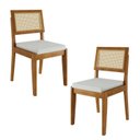 Ver imagem 1 de Conjunto 2 Cadeiras Rainha em Madeira Maciça Nesher Móveis