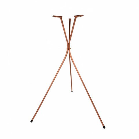 Base Pé Tripé de Mesa Pé Palito Cobre 60cm Mesinha Bistrô Lateral Decoração Minimalista Industrial