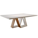 Ver imagem 1 de Mesa de Jantar Retangular Madeira Maciça - Phoenix-1,80 x 1,0 metros - Requinte Salas
