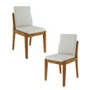 Ver imagem 1 de Conjunto 2 Cadeiras Lady em Madeira Maciça Nesher Móveis