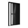 Porta Balcão de Aluminio 3 Folhas  213x120 Riobras Aluminio - 1