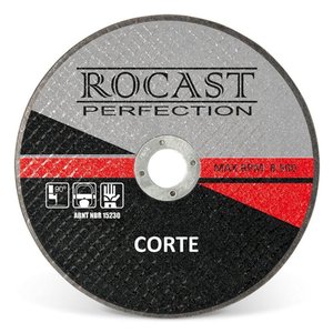 Disco de Corte - Med. 12 X 1/8 X 3/4 (pol) - 5 Peças - Rocast