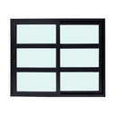 Ver imagem 1 de Janela de Correr Alumínio Preto 02 Folhas Travessa Maxx