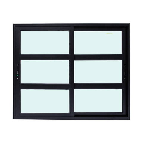 Janela de Correr Alumínio Preto 02 Folhas Travessa Maxx