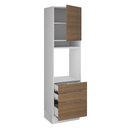 Ver imagem 3 de Torre Quente Madesa Stella 60 cm 1 Porta 3 Gavetas Branco/Rustic
