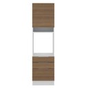 Ver imagem 4 de Torre Quente Madesa Stella 60 cm 1 Porta 3 Gavetas Branco/Rustic