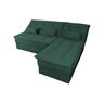 Sofá Cama com Chaise 2 Lugares Reclinável Dafne Matrix - 6