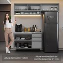 Ver imagem 4 de Armário de Cozinha Compacta Suspenso 200cm Nice Madesa Xa12 Cinza