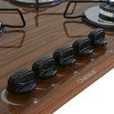 Ver imagem 4 de Cooktop Gás 5 Bocas Ultra Chama 127/220 Madeira