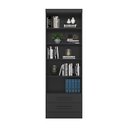 Ver imagem 4 de Estante de Livros 61,6CMX183CM 2 Gavetas Preto