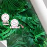 Papel de Parede 3D Painel 4M Folhas Palmeiras Verde Viníl Jadim Realista Auto Colante Lavável - 4