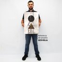 Ver imagem 2 de Quadro Decorativo em Canvas Abstrato Geométrico - Moldura Preta - 60 x 40cm