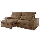 Ver imagem 3 de Sofá Athenas Veludo 02 Módulos 90 Cm B25cm Meu Sofá Online