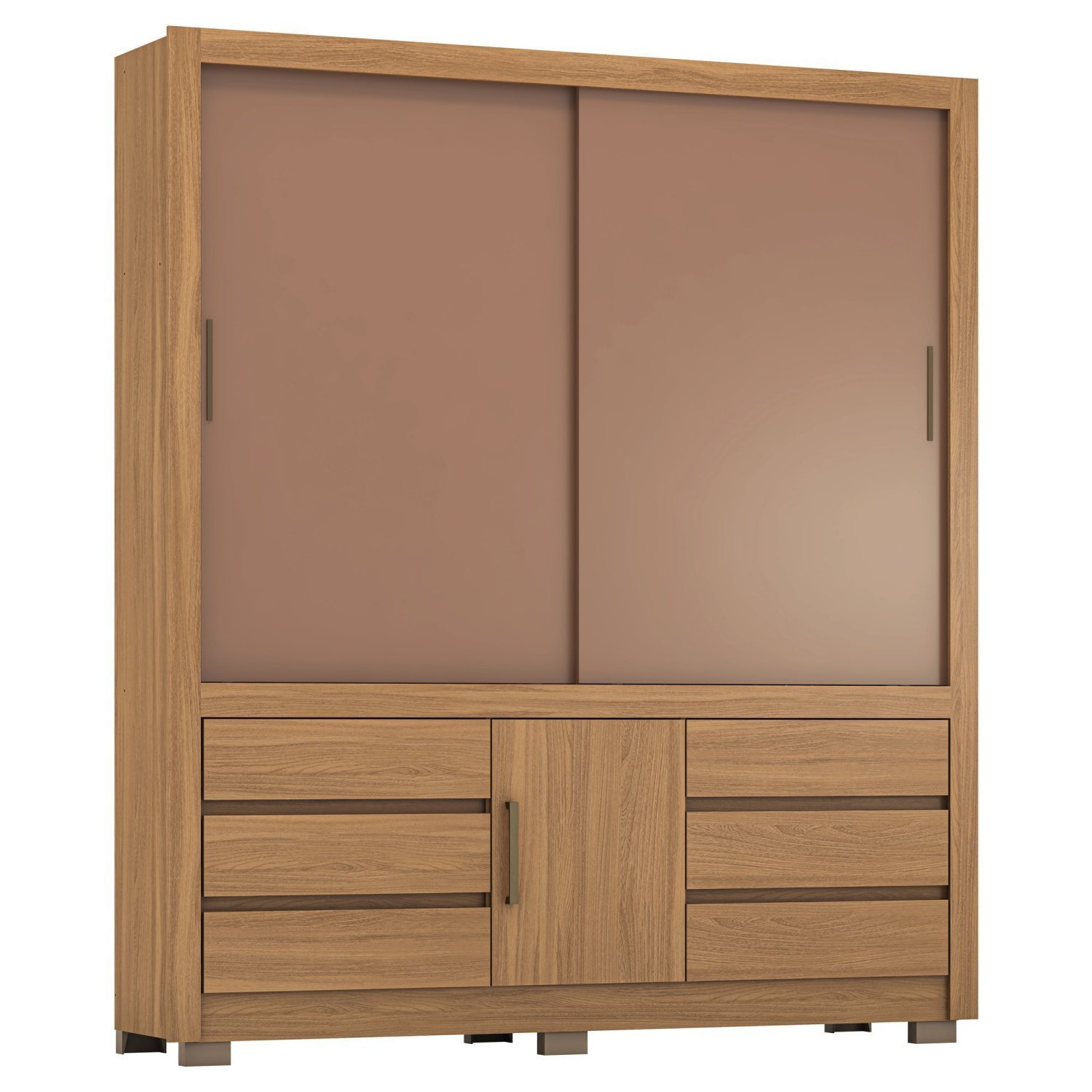 Guarda Roupa Casal 3 Portas 6 Gavetas Arbo Demóbile - 5